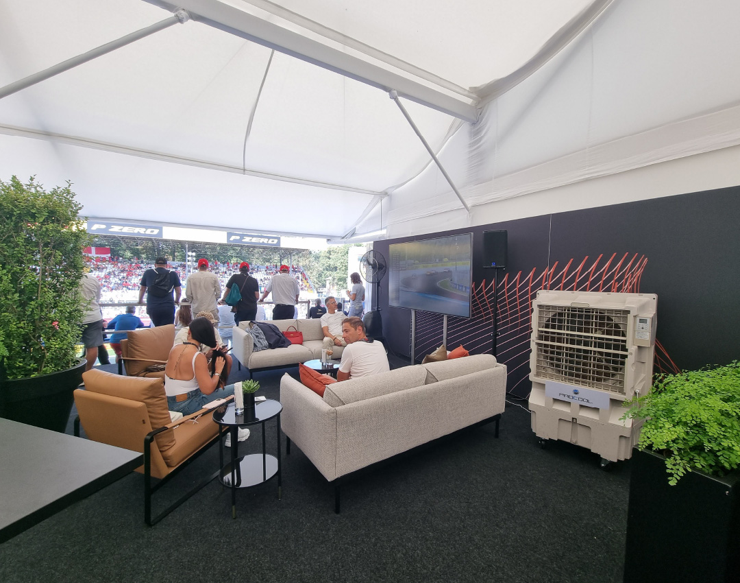 Evento Sportivo con Impianti di Raffrescamento